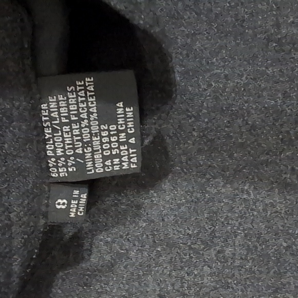 Quality Charcoal Grey Wool Blend Midi Pencil Skirt - Picture 2 of 10